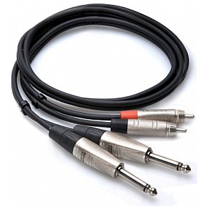 Hosa HPR-003X2 kabel stereo interconnect, przewód audio 1/1