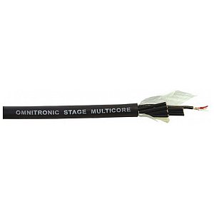 Omnitronic Multicore cable, 8 pair balanced, 100m kabel multicore 1/1