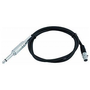 Omnitronic Cable AC-08 Mini XLF(f)/jack plug mono 1/4