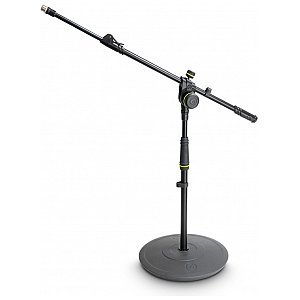 Gravity MS 2222 B - statyw mikrofonowy, Short Microphone Stand With Round Base And 2-Point Adjustment Telescoping Boom 1/6