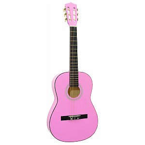 Dimavery AC-303 classical guitar 3/4, pink, gitara klasyczna 1/3