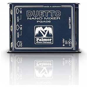 Palmer MI DUETTO - Nano Mixer for Guitars and Line Signals 1/5