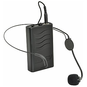 QTX VHF Neckband mic & beltpack QRPA, 174.1MHz, mikrofon nagłowny z nadajnikiem 1/1