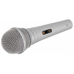 QTX DM11S dynamic microphone - silver, mikrofon dynamiczny 1/2