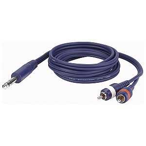 DAP FL35 - Kabel Stereo Jack  > 2 RCA Male L/R 6 m 1/1