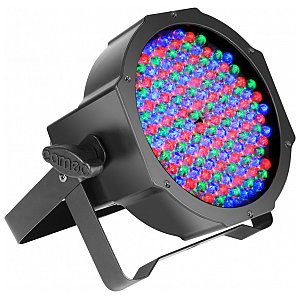 Cameo Light FLAT PAR CAN RGB 10 - 144 x 10 mm in black housing, reflektor sceniczny LED 1/5