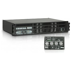 RAM Audio S 2000 GPIO - wzmacniacz mocy PA 2 x 1190 W 2 Ohm 1/5