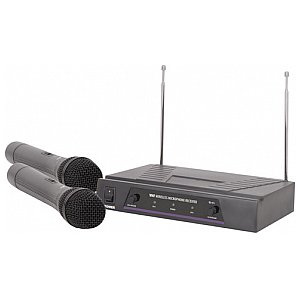 QTX VH2 DUAL System bezprzewodowy VHF z podwójnym mikrofonem ręcznym 1/1