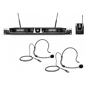LD Systems U506 BPH2 - Wireless Microphone System with 2 x Bodypack and 2 x Headset 1/5