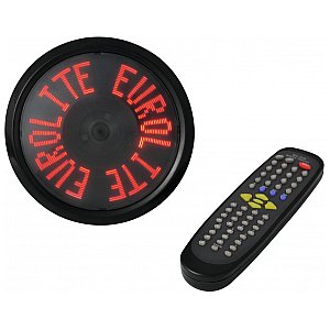 Eurolite Moving message advertising disc LED red 1/1