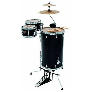 Dimavery Cocktail CDS Drum Set, black, zestaw perkusyjny 1/4