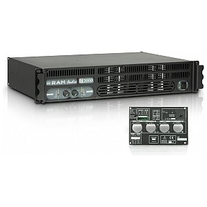 RAM Audio S 3000 GPIO - wzmacniacz mocy PA 2 x 1570 W 2 Ohm 1/5
