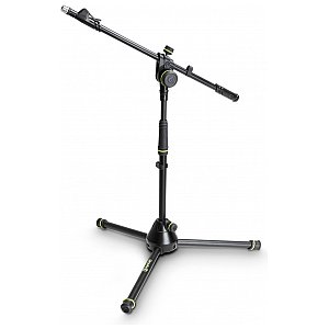 Gravity MS 4222 B - statyw mikrofonowy, Short Microphone Stand With Folding Tripod Base And 2-Point Adjustment Telescoping Boom 1/6