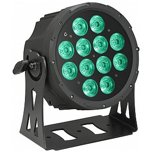 Cameo Light FLAT PRO PAR CAN 12 - 12 x 10 W FLAT LED RGBWA in black housing, reflektor sceniczny LED 1/5