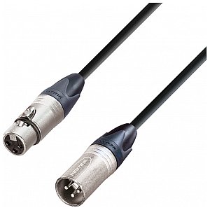 Adam Hall Cables 5 Star Series - AES/EBU Cable Neutrik 110 Ohm Digital Audio XLR męskie /  XLR żeńskie 10 m przewód AES/EBU 1/2