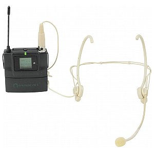 Relacart T-31 Bodypack for HR-31S with headset, Wielozakresowy nadajnik kieszonkowy 1/7