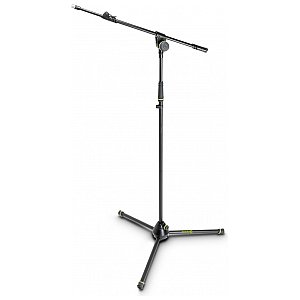 Gravity MS 4312 B - statyw mikrofonowy, Microphone Stand With Folding Tripod Base And 1-Point Adjustment Telescoping Boom 1/6