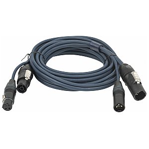 DAP FP-13 Kabel hybrydowy DMX / Zasilanie - PowerCON True1 na 3-pin XLR - 10m 1/1