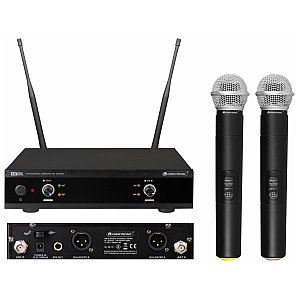 OMNITRONIC UHF-E2 Wireless Mic System 828.6/831.1MHz Bezprzewodowy zestaw mikrofonów 1/1