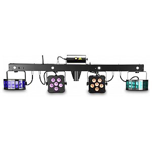 Cameo Light Multi FX Bar - All-In-One Solution with 5 Lighting Effects for Mobile DJs, Entertainers and Bands, zestaw oświetleniowy 1/5