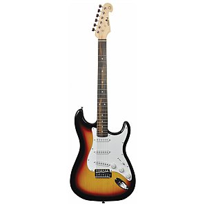 Chord CAL63 Guitar 3 Tone Sunburst, gitara elektryczna 1/2