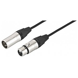 Monacor CDMXN-1000/SW, kabel XLR do sygnałów cyfrowych DMX512 lub AES/EBU 10m 1/1