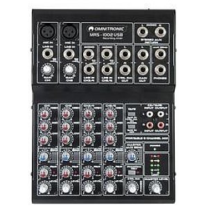Mikser muzyczny z USB Omnitronic MRS-1002USB Recording mixer 1/4