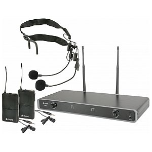 Chord NU2-N Mikrofon bezprzewodowy UHF, zestaw. Neckband/Lapel UHF system 863.8MHz + 864.8MHz 1/7