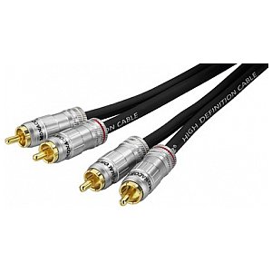 Monacor ACP-300/50, profesjonalny kabel RCA audio, 50ω 3m 1/1