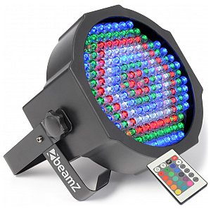 BeamZ LED FlatPAR-154 x10mm RGBW, IR, DMX, Reflektor PAR LED 1/7
