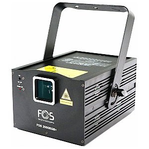 FOS 2000RGB Laser dyskotekowy RGB 2W DMX, ILDA 1/6