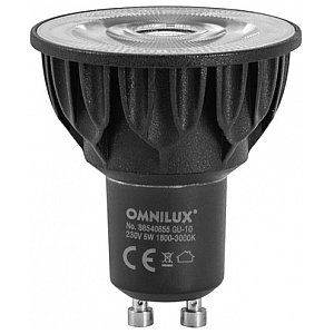 OMNILUX GU-10 230V COB 5W LED 1800-3000K dim2warm 1/3