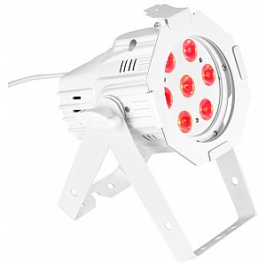 Cameo Light Studio Mini PAR - 7 x 3 W RGB in white housing, reflektor sceniczny LED 1/4