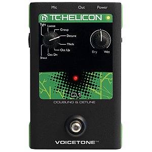 TC Helicon VoiceTone D1 Doubling & Detune, procesor wokalowy 1/3
