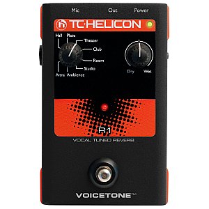 TC Helicon VoiceTone R1 Vocal Tuned Rever, procesor wokalowy 1/3