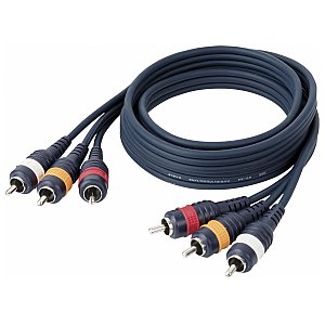 DAP FL47 - Kabel 2x RCA + 1x Digital 3 m 1/1