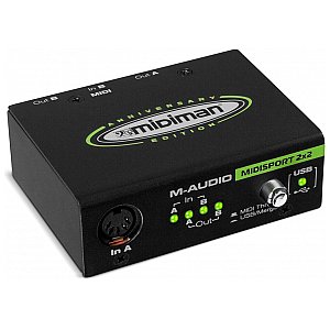 M-AUDIO MIDISPORT 2x2 - Interfejs MIDI / USB 1/3