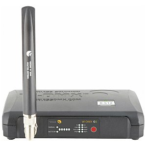 Wireless Solutions W-DMX™ BlackBox R-512 G6 Receiver Odbiornik 2.4 GHz - Bezprzewodowy DMX 1/1