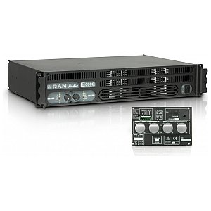 RAM Audio S 6000 GPIO - wzmacniacz mocy PA 2 x 2950 W 2 Ohm 1/5