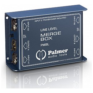 Palmer Pro Audio PMBL - Dual Channel Line Merger passive 1/3