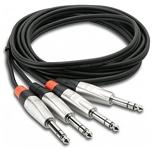 Hosa - Kabel PRO 2 x TRS 6.35mm - 2 x TRS, 3m, przewód audio 1/1