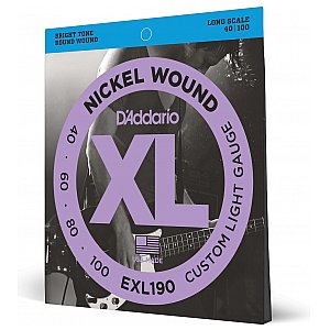 D'Addario EXL120 Nickel Wound Struny do gitary elektrycznej, Super-Light, 09-42 1/4