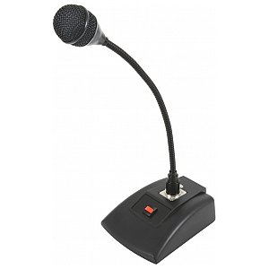 Adastra COM40 dynamic paging microphone and base, mikrofon dynamiczny na gęsiej szyi 1/4