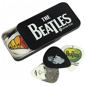 D'Addario Beatles Signature Pudełko kostek gitarowych, Logo, 15 picks 1/3