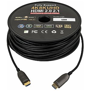 DAP HDMI 2.1 AOC 8K Pozłacany kabel światłowodowy - UHD - 50 m 1/1