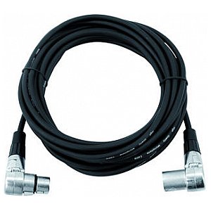 Omnitronic Cable WWX-60,6m,,angle XLR m/f,balanced 1/3
