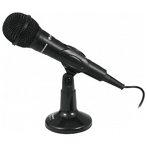 OMNITRONIC M-22 Dynamiczny mikrofon USB ze stojakiem 1/2