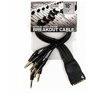 D'Addario Modular Snake XLR Male Breakout Kabel multicore 0,45m 1/1