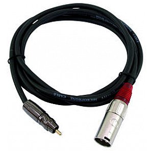 Omnitronic Cable AC-50R RCA to XLR (M), 5m, red 1/4