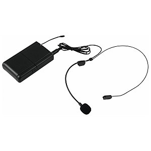 Omnitronic WAMS-10BT Bodypack with headset, mikrofon nagłowny z nadajnikiem 1/4
